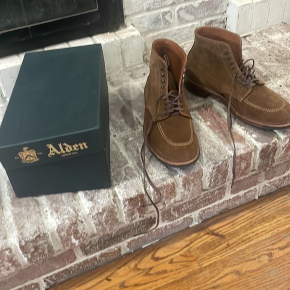 Alden Snuff Suede Indy Boot - Picture 3 of 8